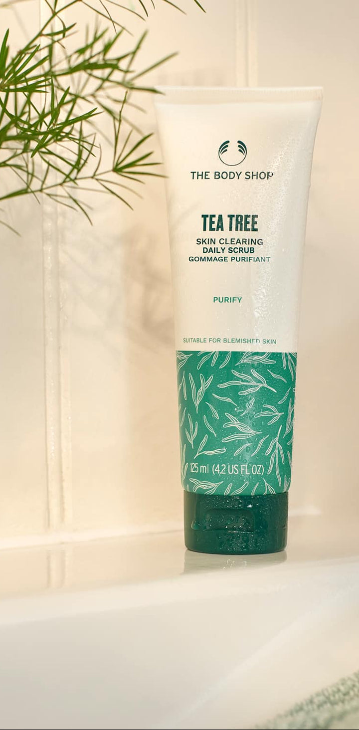 The Body Shop Tea Tree Squeaky Clean Scrub with Purifying Tea Tree Oil (125 ml)3