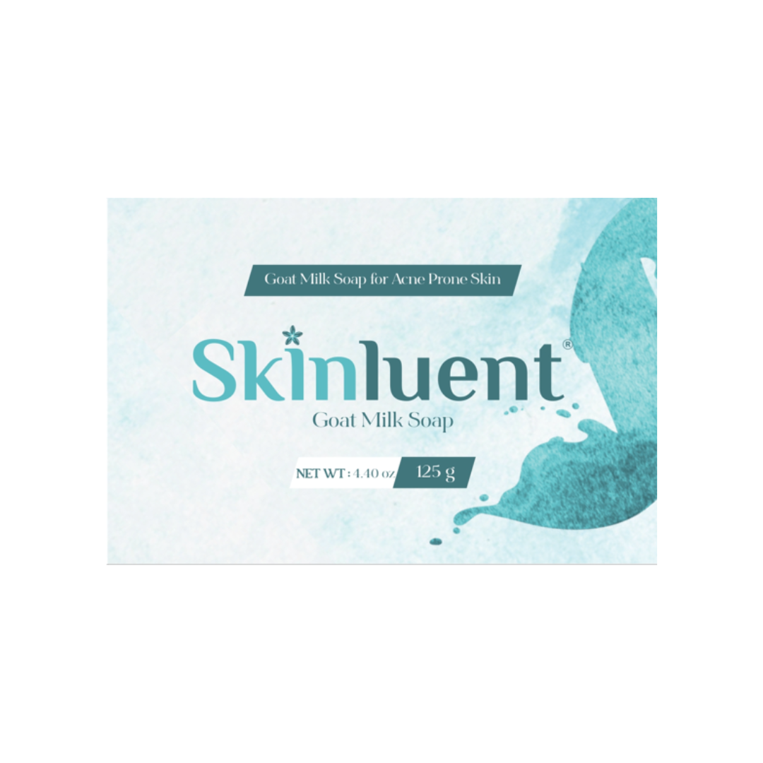 Skinluent Goat Milk Face & Body Soap Bar, 125g