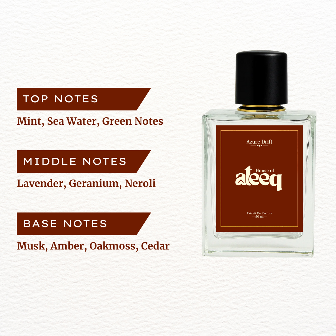 Azure Drift – Extrait de Parfum (50ml)