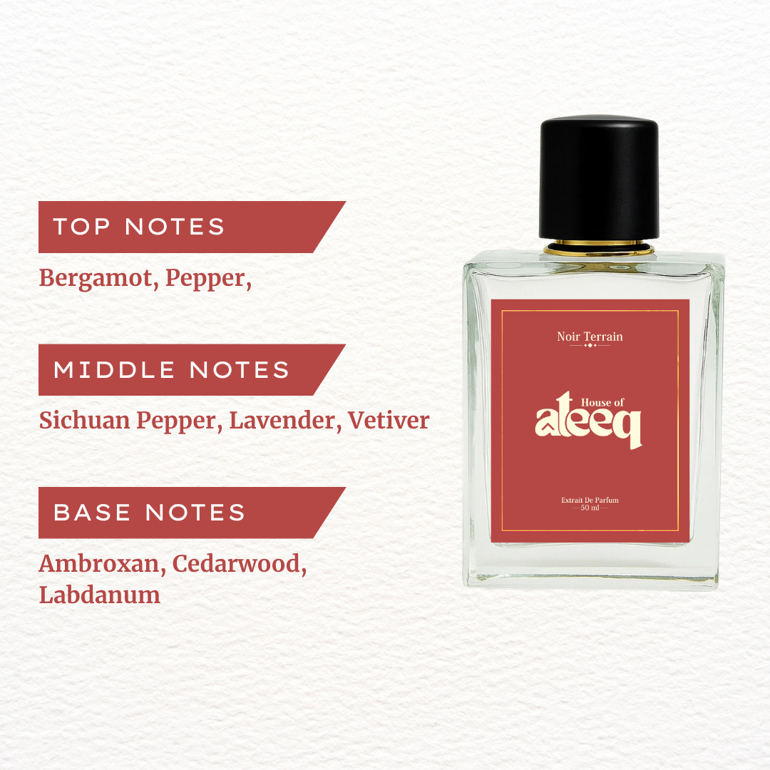 Noir Terrain – Extrait de Parfum (50ml)