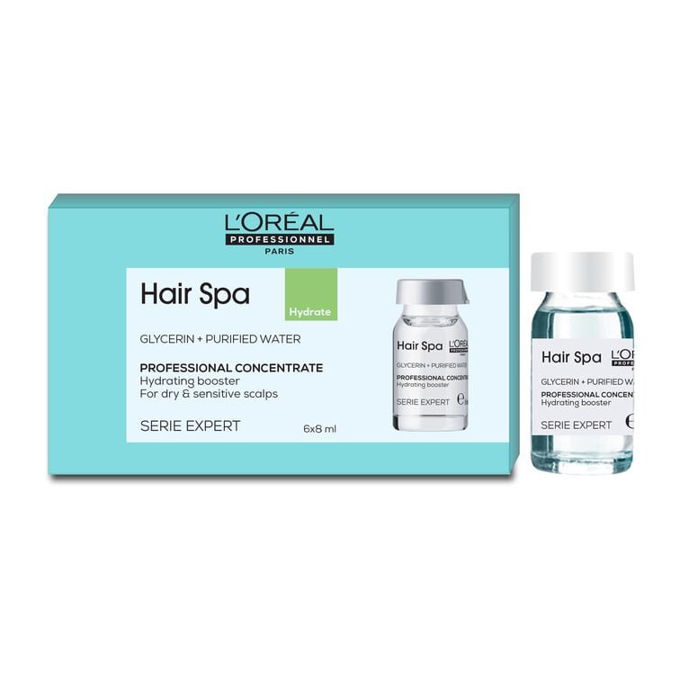 L'Oreal Professionnel Hair Spa Hydrating Concentrate 6x8ml
