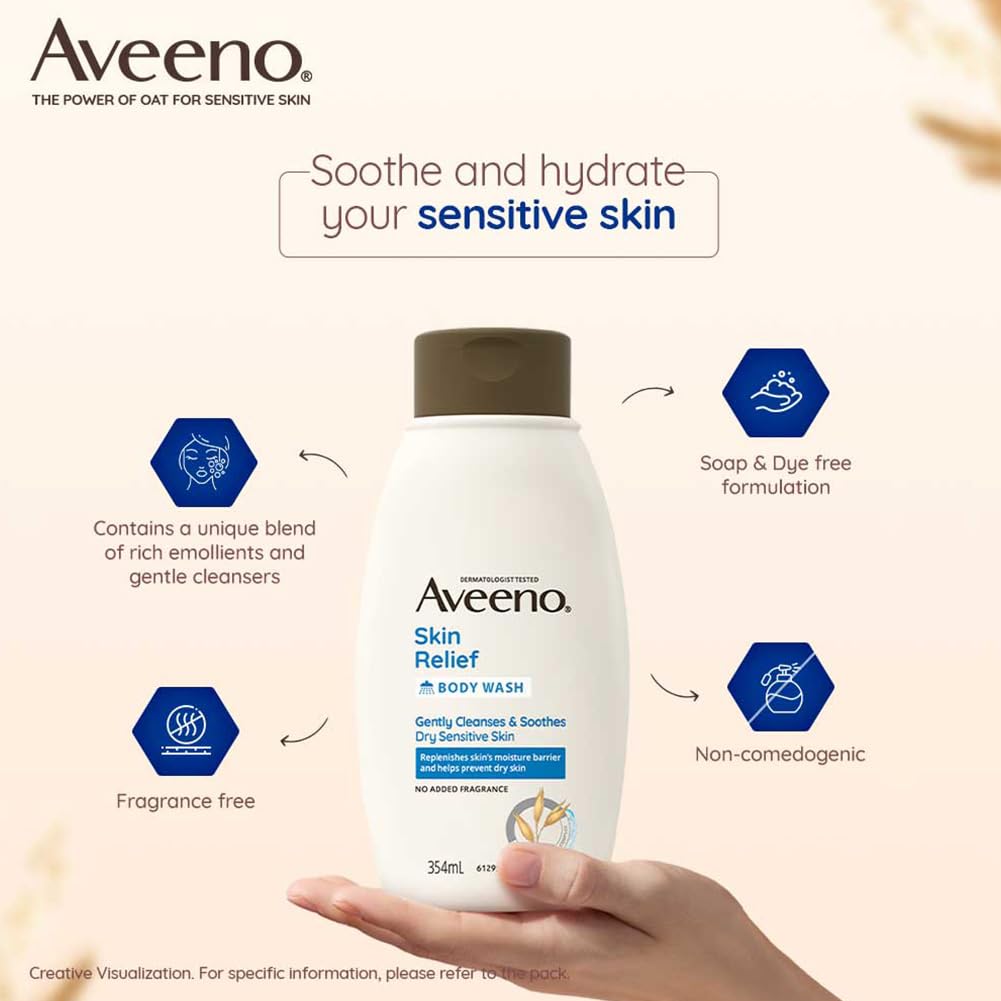 Aveeno Skin Relief Body Wash, 354ml