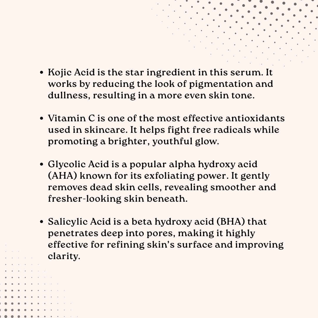 Skinluent Kojic Acid Safe Skin Serum