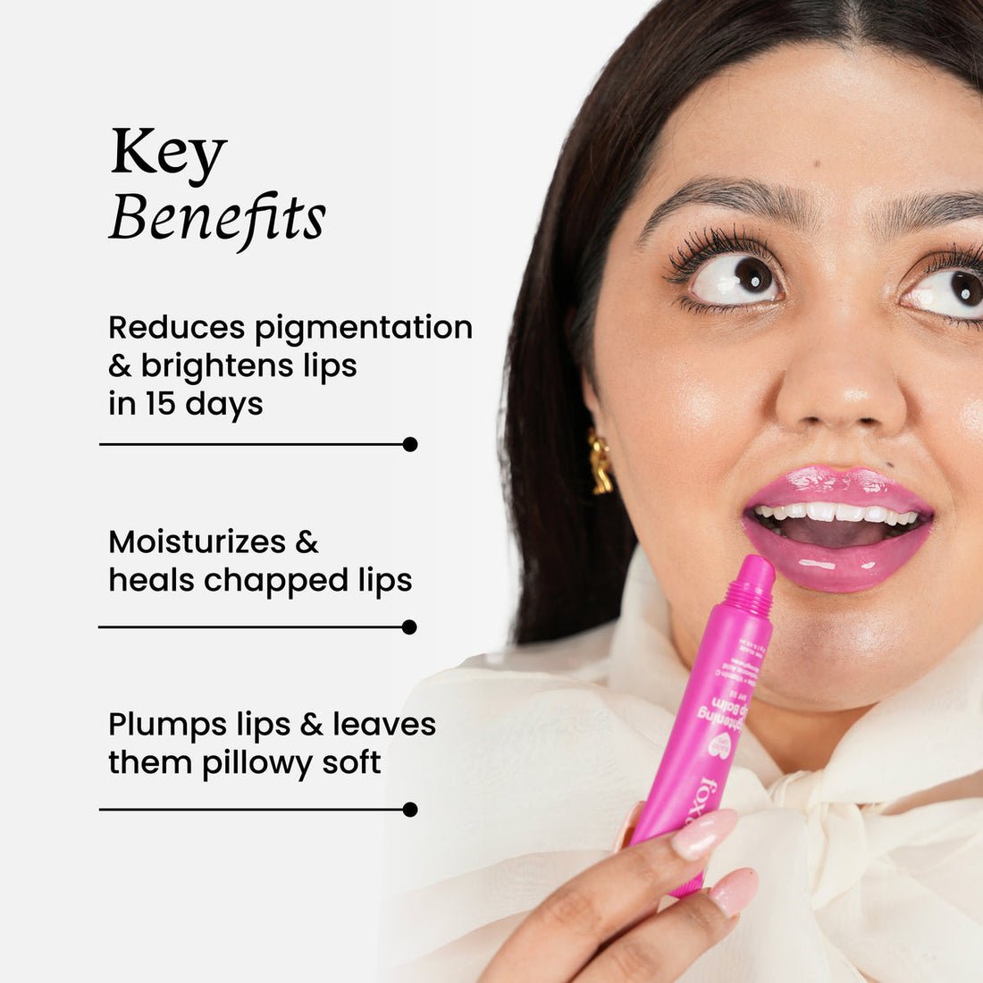 Foxtale Brightening Lip Balm SPF 30 | Kit of 2 | Fades Pigmentation & Brightens Lips in 15 Days3