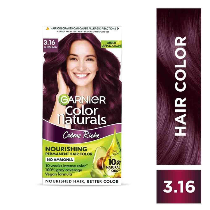 Garnier Color Naturals Hair Color Shade 3.16 Burgundy1