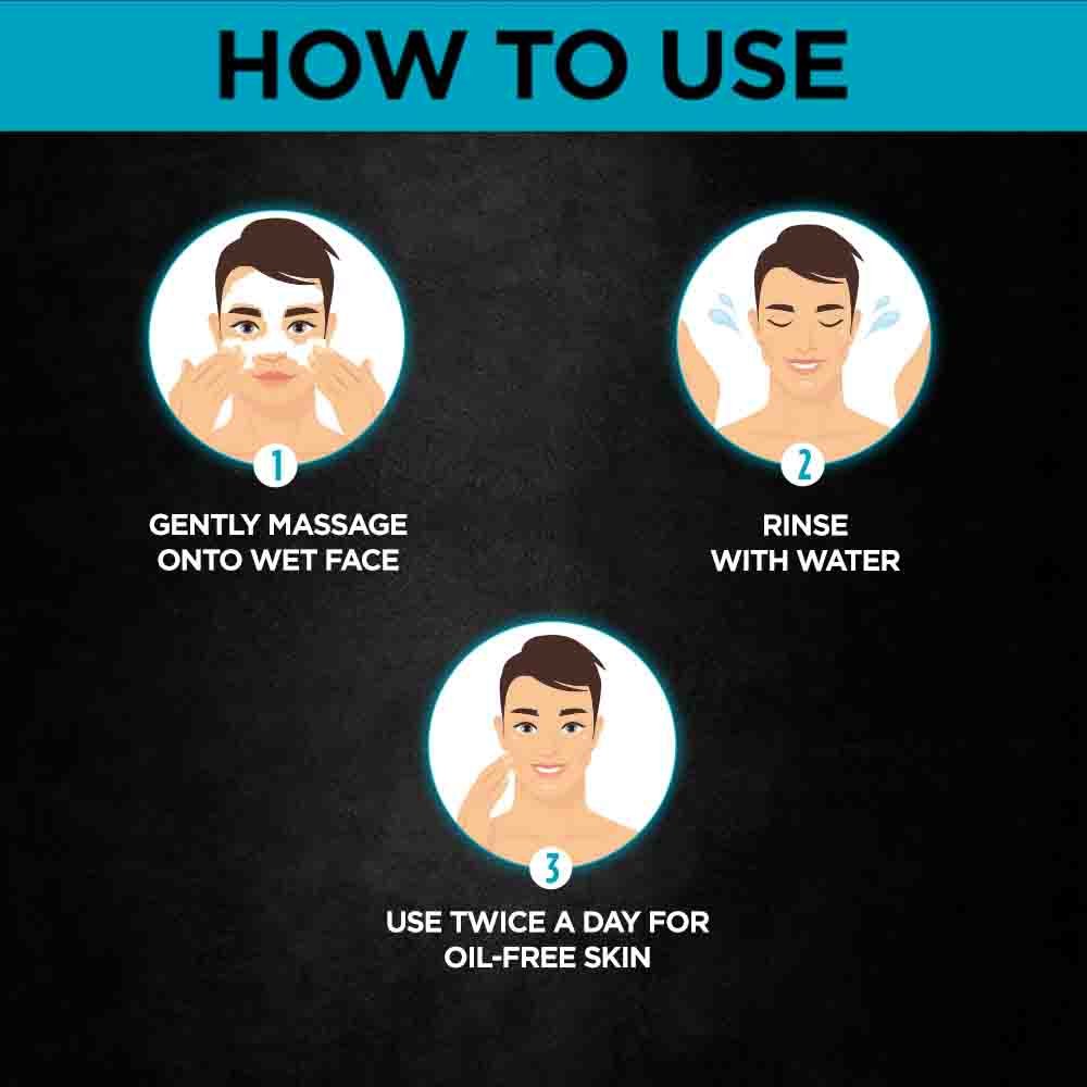 Garnier facewash for men oily skin