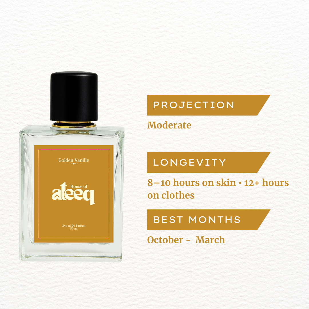 House Of Ateeq Golden Vanille Perfume 50ml | Indicrest