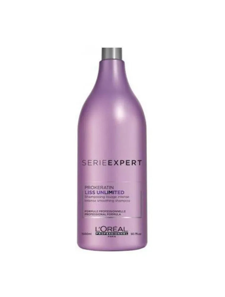 L'Oreal  Professionnel Paris Liss Unlimited Shampoo With Pro-Keratin - (1.5lt) - House of Ateeq