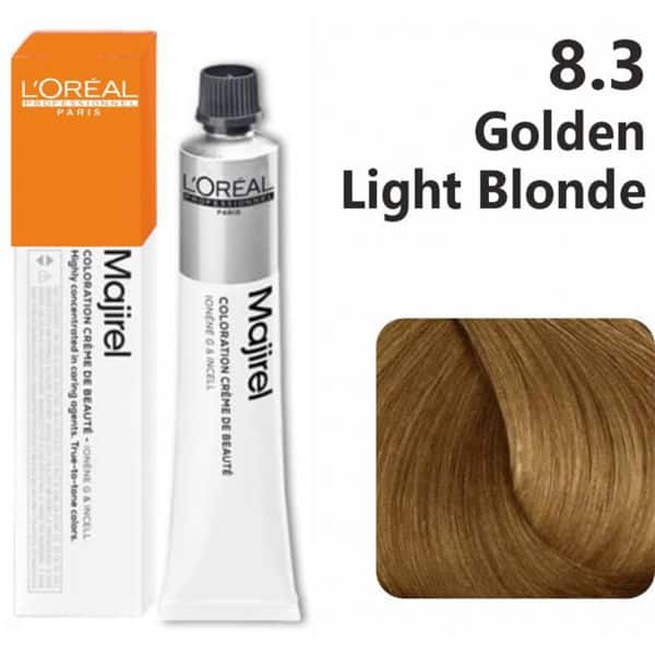 L'Oreal  Professionnel Paris - Majirel - 8.3 (Golden Light Blonde) - Mix 1:1.5 - (49.5g) - House of Ateeq