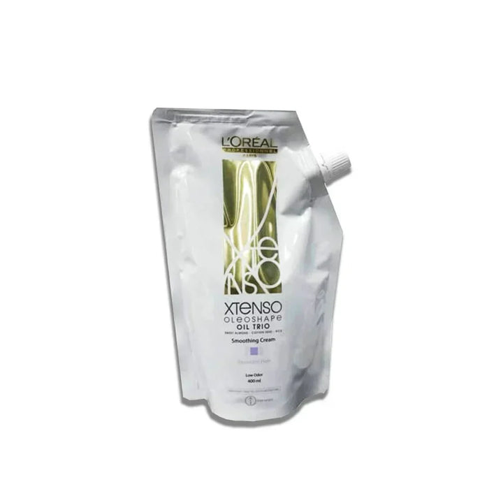 L'Oreal  Professionnel Paris Xtenso Oleo Shape Oil Trio Smoothing Cream Extra Resistant Hair - (400ml) - House of Ateeq