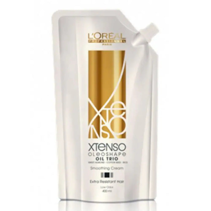 L'Oreal  Professionnel Paris Xtenso Oleo Shape Oil Trio Smoothing Cream Extra Resistant Hair - (480ml) - House of Ateeq