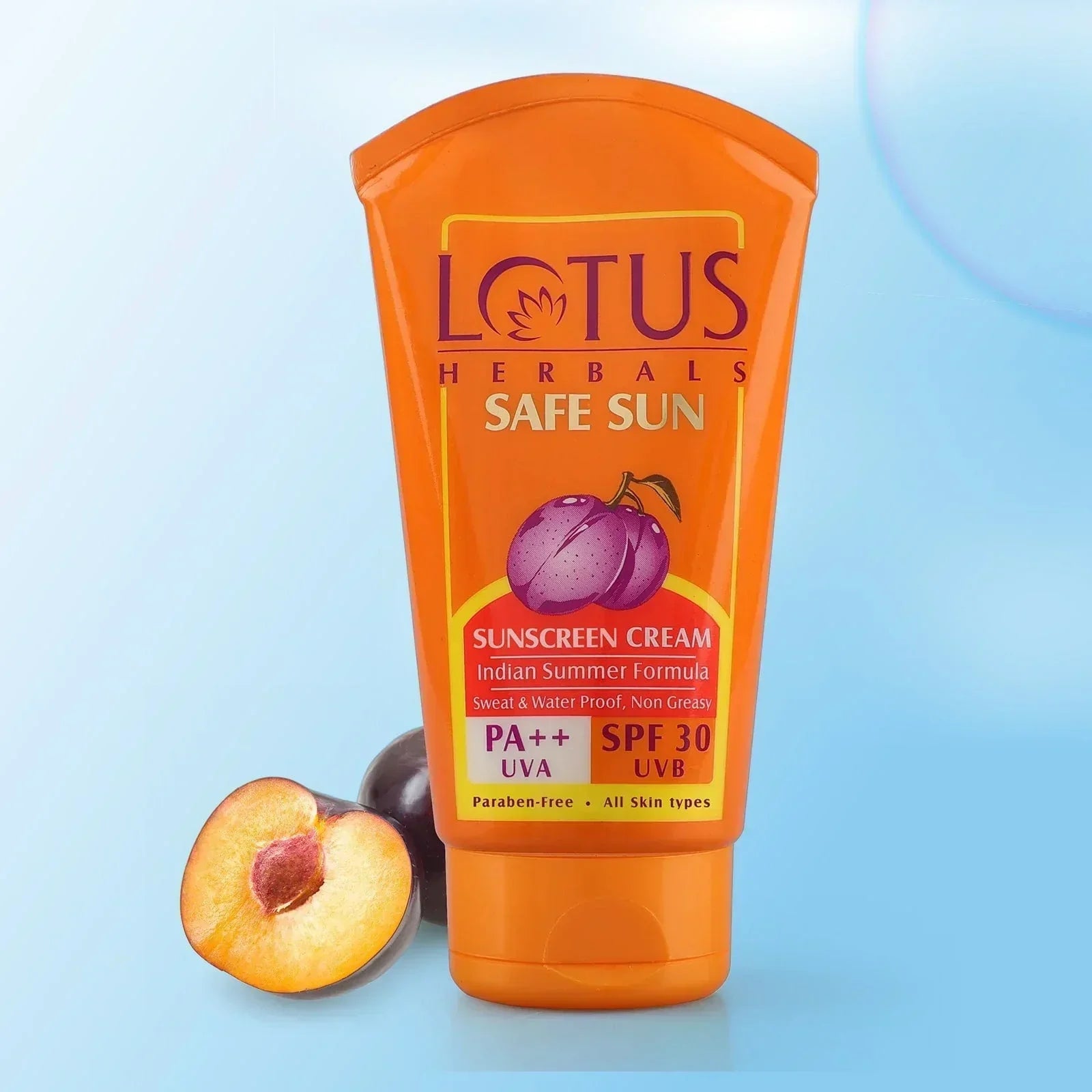 Lotus Herbals Safe Sun Sunblock Spf 30 Pa++, Sunscreen For Indian Summer Condition, (50g) - House of Ateeq