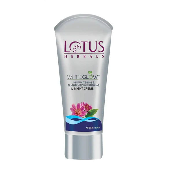 Lotus Herbals WhiteGlow Skin Brightening & Nourishing Night Cream, 15g