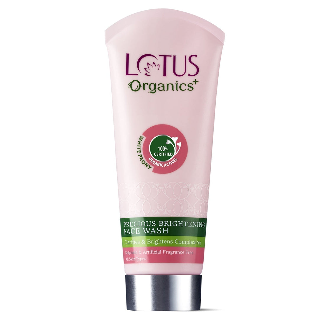 Lotus Organics+ Precious Brightening Face Wash, 100g – Cleanse & Illuminate Skin