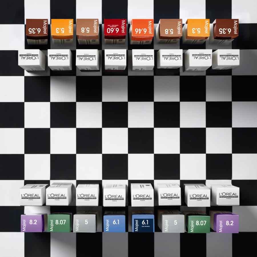 Majirel 5.52 packaging back label with instructions