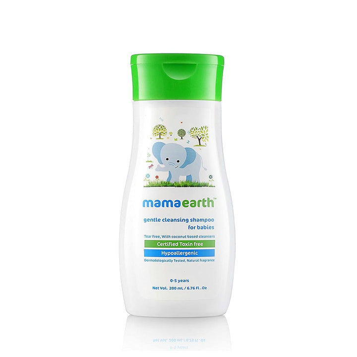Mamaearth Gentle Cleansing Shampoo for Babies, 200ml - House of Ateeq