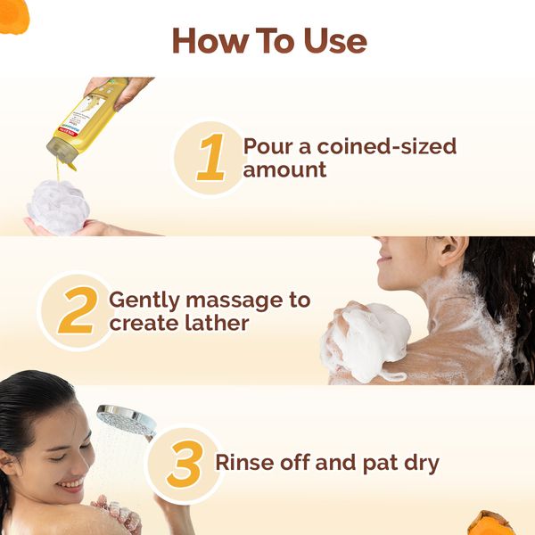 Mamaearth Herbal Body Wash with Turmeric