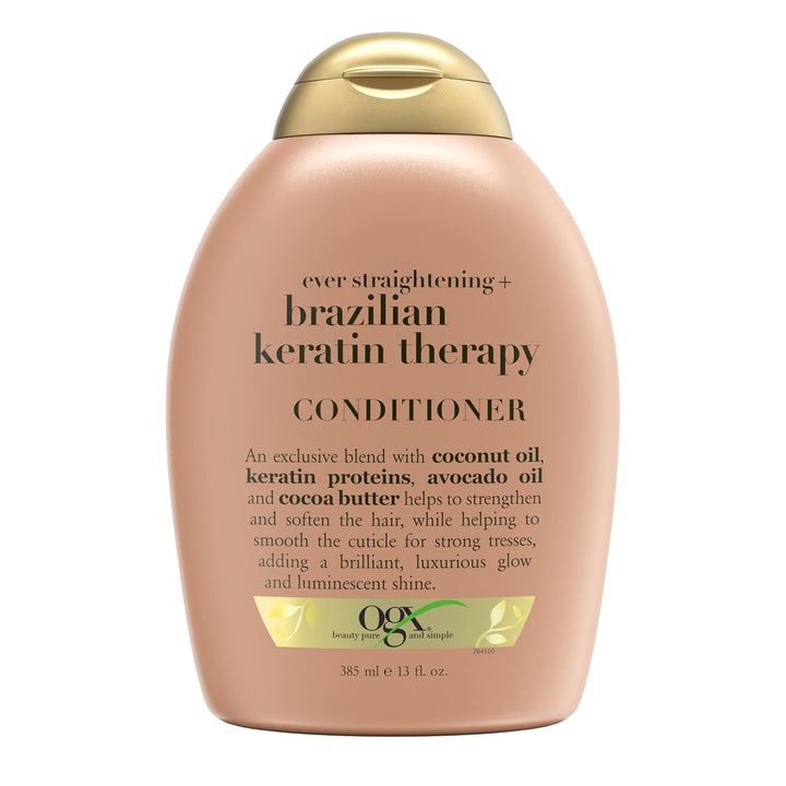 OGX Brazillian Keratin Smooth Conditioner, 385ml - House of Ateeq