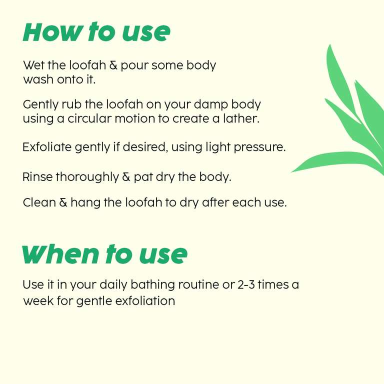 Plix Natural Loofah For Deep Cleansing, 10g