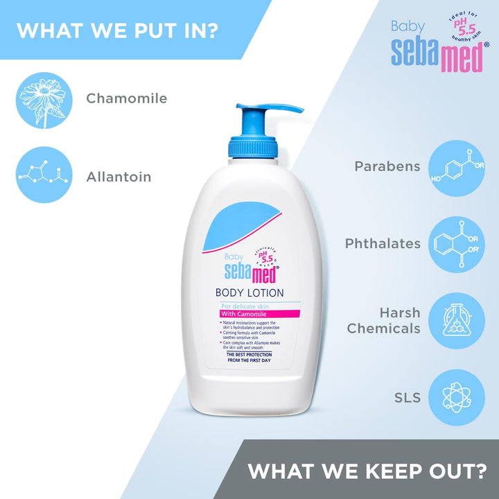 Sebamed Baby Lotion With Pump, 400ml