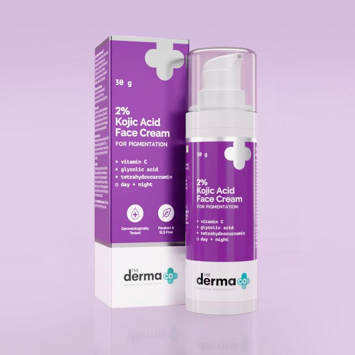 The Derma Co. 2% Kojic Acid Cream for Spot-Free Glow, 30g