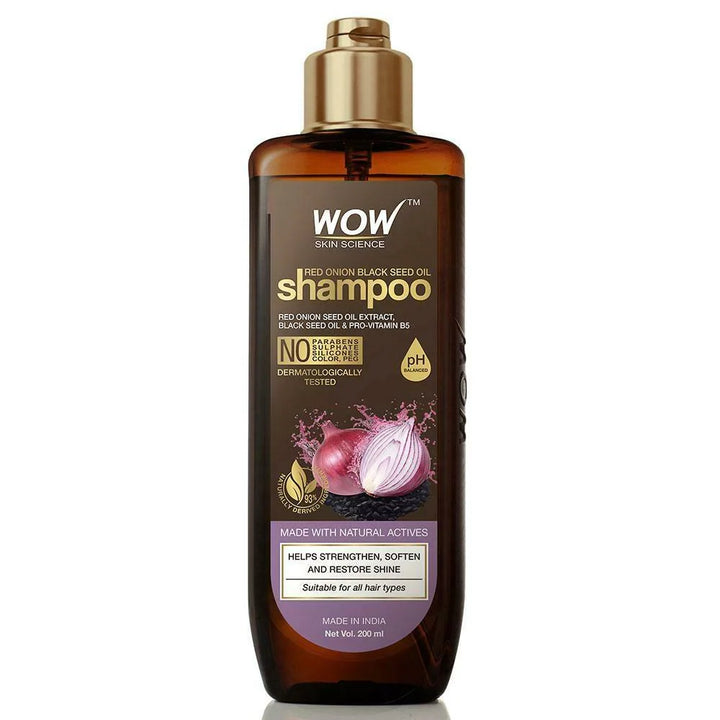 Wow Red Onion Black Seed Shampoo, 200ml - House of Ateeq