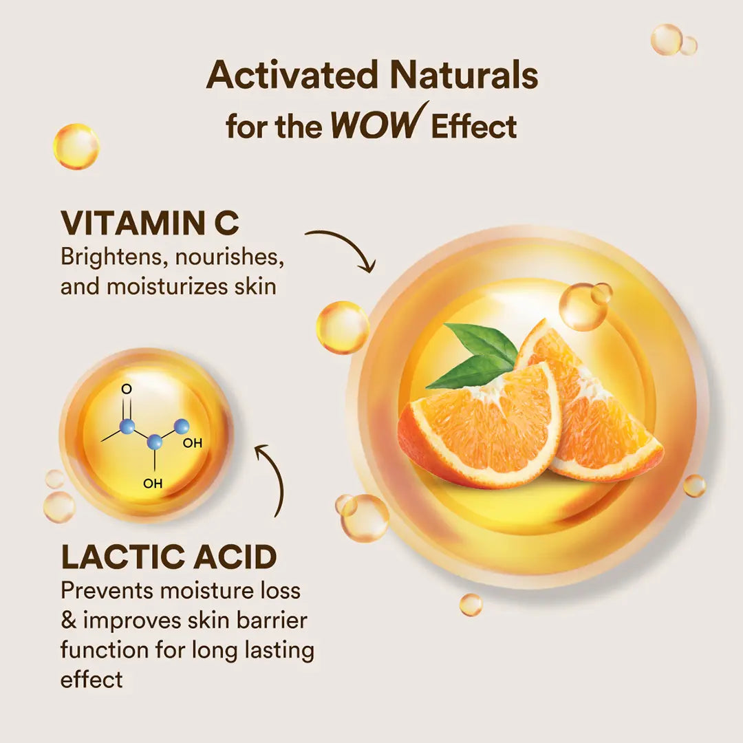 Wow Vitamin C Lactic Acid Cold Cream 200ml with outer box