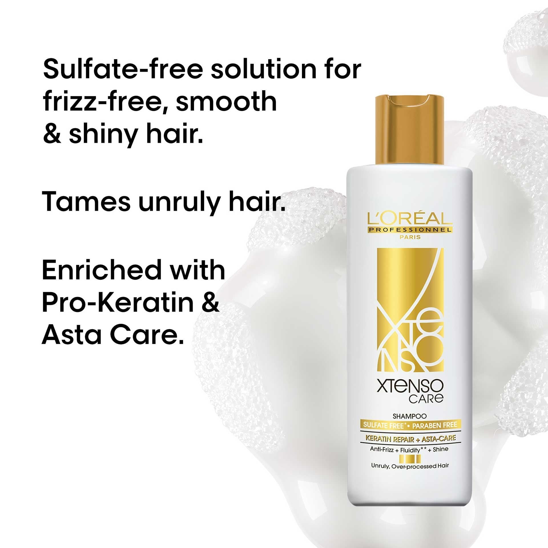 L'Oreal Professionnel Xtenso Care Sulfate-Free Shampoo for Frizz control 1.5 L